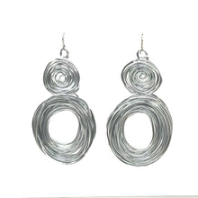 Load image into Gallery viewer, #E5B Large Aluminum Double Hoops