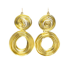 Load image into Gallery viewer, #E5B Large Aluminum Double Hoops