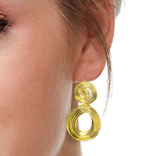 Load image into Gallery viewer, #E5B Large Aluminum Double Hoops