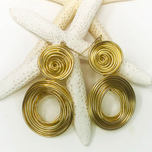 Load image into Gallery viewer, #E5B Large Aluminum Double Hoops