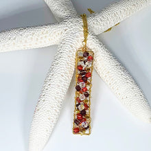 Load image into Gallery viewer, #P1 Elongated Crystal Pendant