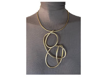 Load image into Gallery viewer, #N9 U Swirly Aluminum Necklace
