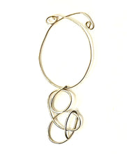 Load image into Gallery viewer, #N9 U Swirly Aluminum Necklace
