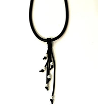 Load image into Gallery viewer, #N9 T Tassle Rubber Statement Necklace
