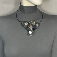 Load image into Gallery viewer, #N9D Crystal Floral Statement Choker
